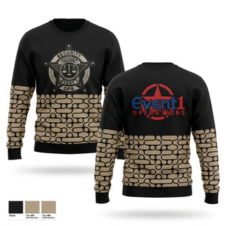 Crew Neck Sweatshirt, Event 1 Operations, , Teamtime, Team time, sublimation, custom sports apparel, team uniforms, spirit wear, spiritwear, sports uniforms, custom shirts, team store, custom team store, fundraiser sports, apparel fundraiser