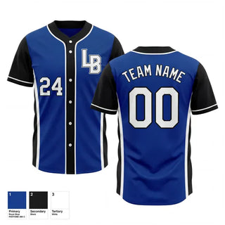 Full Button Baseball Jersey, Legacy, Baseball, Teamtime, Team time, sublimation, custom sports apparel, team uniforms, spirit wear, spiritwear, sports uniforms, custom shirts, team store, custom team store, fundraiser sports, apparel fundraiser