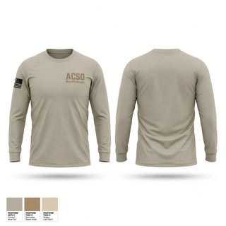 Long Sleeve Performance Shirt, ACSO, Police, Teamtime, Team time, sublimation, custom sports apparel, team uniforms, spirit wear, spiritwear, sports uniforms, custom shirts, team store, custom team store, fundraiser sports, apparel fundraiser