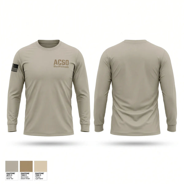 Long Sleeve Performance Shirt, ACSO, Police, Teamtime, Team time, sublimation, custom sports apparel, team uniforms, spirit wear, spiritwear, sports uniforms, custom shirts, team store, custom team store, fundraiser sports, apparel fundraiser