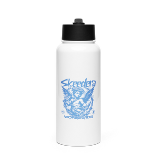 Skeedera 79504048 Stainless Steel Water Bottle with a Straw Lid