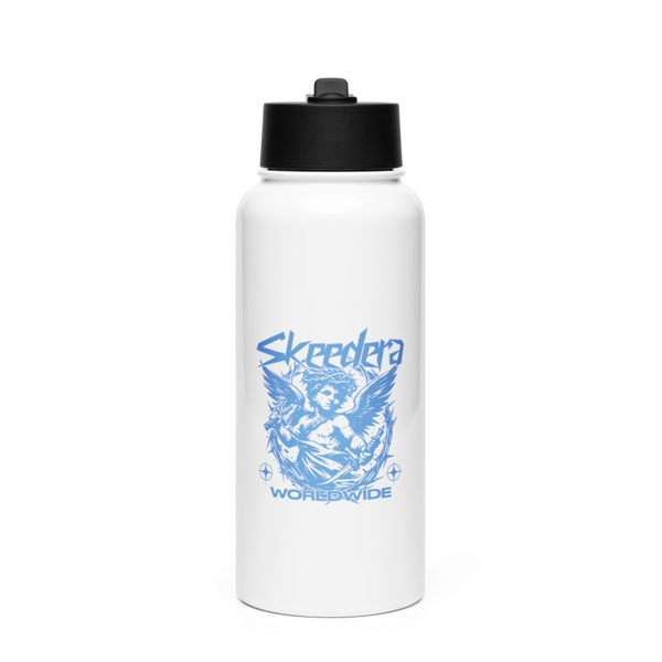 Skeedera 79504048 Stainless Steel Water Bottle with a Straw Lid