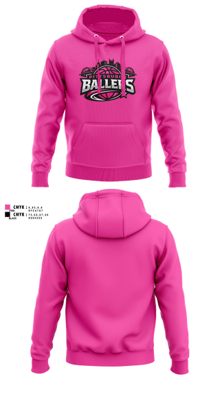 Hoodie, Pittsburgh Ballers, Women's Basketball, Teamtime, Team time, sublimation, custom sports apparel, team uniforms, spirit wear, spiritwear, sports uniforms, custom shirts, team store, custom team store, fundraiser sports, apparel fundraiser
