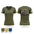 POLICE ICE Women's Short Sleeve V-neck Shirt - 1