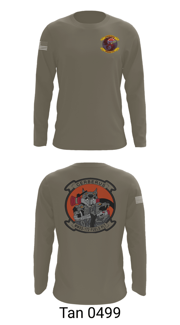 Long Sleeve Performance Shirt, MWSS-172 Fuels Platoon, Marines, Teamtime, Team time, sublimation, custom sports apparel, team uniforms, spirit wear, spiritwear, sports uniforms, custom shirts, team store, custom team store, fundraiser sports, apparel fundraiser