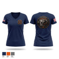 Cicero Fire Department Women's Short Sleeve V-neck Shirt - 1