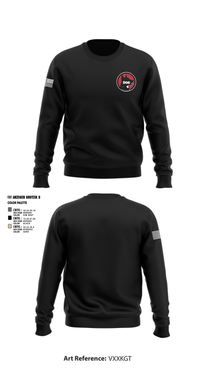 Dog Company 39510720 Crew Neck Sweatshirt - 1 (2)