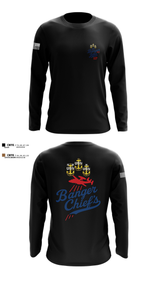 Long Sleeve Performance Shirt, VAW-117, , Teamtime, Team time, sublimation, custom sports apparel, team uniforms, spirit wear, spiritwear, sports uniforms, custom shirts, team store, custom team store, fundraiser sports, apparel fundraiser