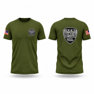 Short Sleeve Performance Shirt, Morton Police Department, Police, Teamtime, Team time, sublimation, custom sports apparel, team uniforms, spirit wear, spiritwear, sports uniforms, custom shirts, team store, custom team store, fundraiser sports, apparel fundraiser