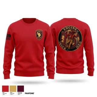 Crew Neck Sweatshirt, Full House, Fire Department, Teamtime, Team time, sublimation, custom sports apparel, team uniforms, spirit wear, spiritwear, sports uniforms, custom shirts, team store, custom team store, fundraiser sports, apparel fundraiser