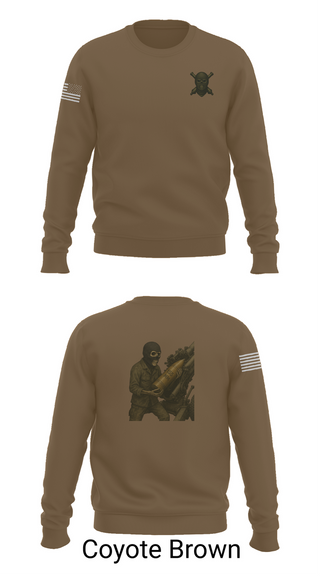 Crew Neck Sweatshirt, 2/11 Battery H, Marines, Teamtime, Team time, sublimation, custom sports apparel, team uniforms, spirit wear, spiritwear, sports uniforms, custom shirts, team store, custom team store, fundraiser sports, apparel fundraiser