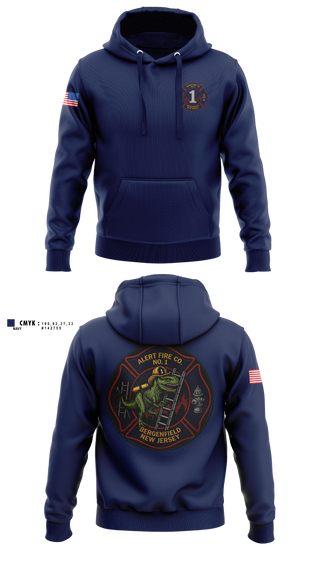 Hoodie, Alert Fire Company #1, Fire Department, Teamtime, Team time, sublimation, custom sports apparel, team uniforms, spirit wear, spiritwear, sports uniforms, custom shirts, team store, custom team store, fundraiser sports, apparel fundraiser