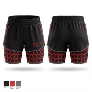Womens Shorts, Running rebels, Men's Basketball, Teamtime, Team time, sublimation, custom sports apparel, team uniforms, spirit wear, spiritwear, sports uniforms, custom shirts, team store, custom team store, fundraiser sports, apparel fundraiser