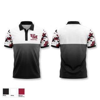 Short Sleeve Performance Polo, University of Mobile, Men's Basketball, Teamtime, Team time, sublimation, custom sports apparel, team uniforms, spirit wear, spiritwear, sports uniforms, custom shirts, team store, custom team store, fundraiser sports, apparel fundraiser