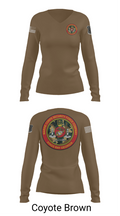 Marine Corps Security Forces Battalion 39264653 Women's Long Sleeve V-neck Shirt - 16