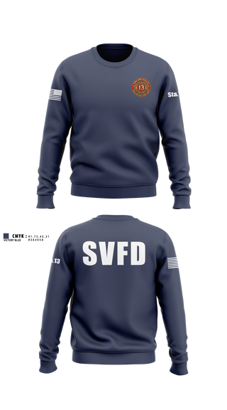 Crew Neck Sweatshirt, Salineville fire department, Fire Department, Teamtime, Team time, sublimation, custom sports apparel, team uniforms, spirit wear, spiritwear, sports uniforms, custom shirts, team store, custom team store, fundraiser sports, apparel fundraiser
