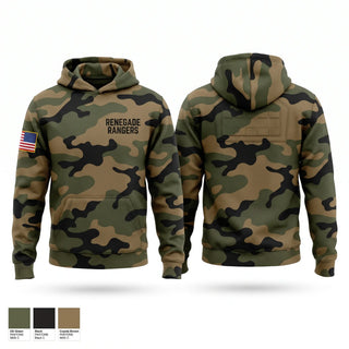 Hoodie, Renegade Rangers, Army, Teamtime, Team time, sublimation, custom sports apparel, team uniforms, spirit wear, spiritwear, sports uniforms, custom shirts, team store, custom team store, fundraiser sports, apparel fundraiser