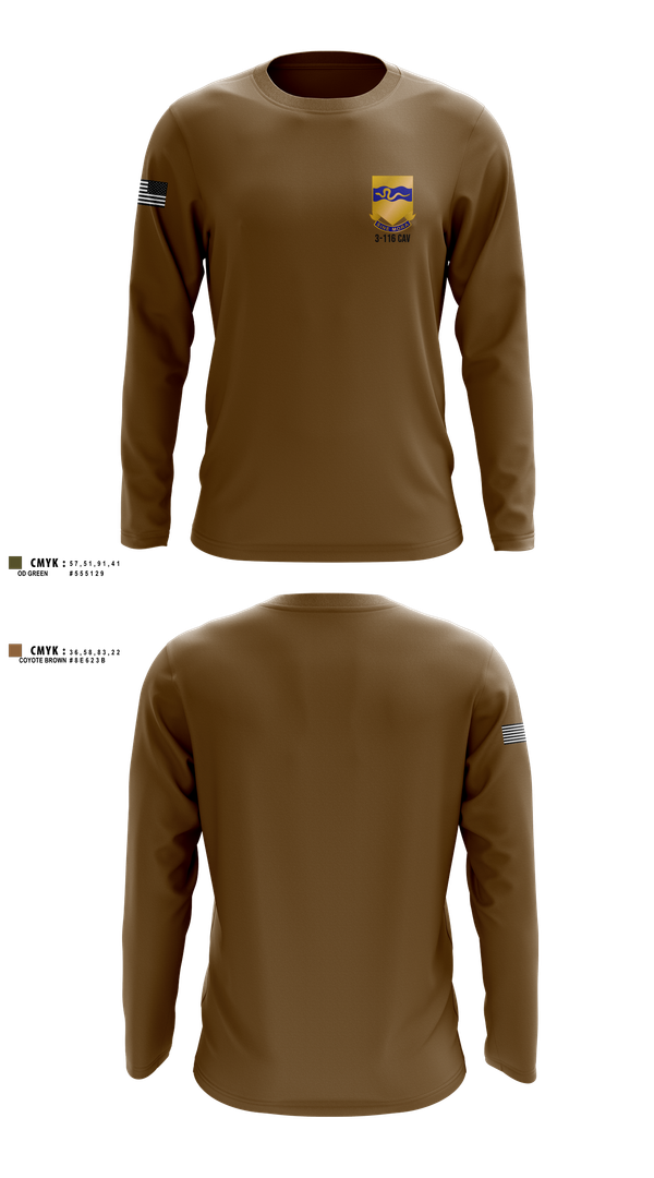 Long Sleeve Performance Shirt, 3-116 CAV, , Teamtime, Team time, sublimation, custom sports apparel, team uniforms, spirit wear, spiritwear, sports uniforms, custom shirts, team store, custom team store, fundraiser sports, apparel fundraiser