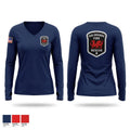 Rio Grande Fire Department Women's Long Sleeve V-neck Shirt - 1