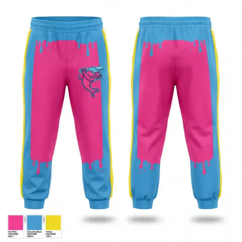 Sweatpants, Mudcats, Baseball, Teamtime, Team time, sublimation, custom sports apparel, team uniforms, spirit wear, spiritwear, sports uniforms, custom shirts, team store, custom team store, fundraiser sports, apparel fundraiser