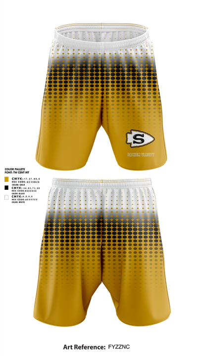 Sachem Varsity Gymnastics 2235888 Athletic Shorts With Pockets - 1