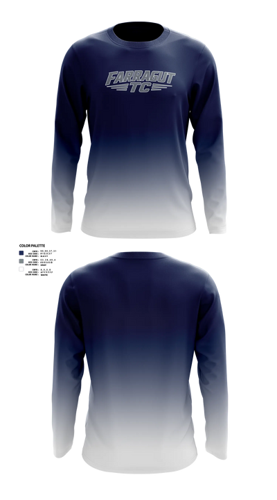 Farragut Track Club Long Sleeve Performance Shirt 30