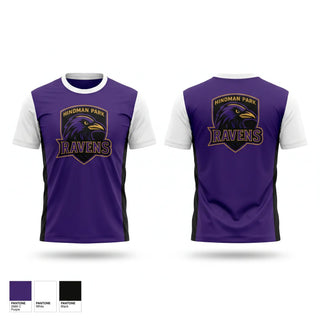 Short Sleeve Performance Shirt, Hindman Park Ravens, Men's Basketball, Teamtime, Team time, sublimation, custom sports apparel, team uniforms, spirit wear, spiritwear, sports uniforms, custom shirts, team store, custom team store, fundraiser sports, apparel fundraiser