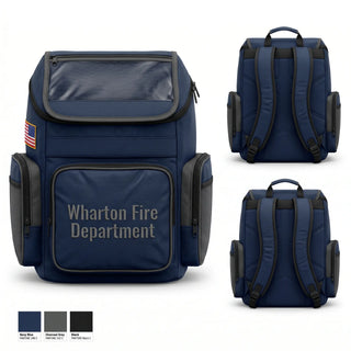 Gear Bag, Wharton Fire Department, Fire Department, Teamtime, Team time, sublimation, custom sports apparel, team uniforms, spirit wear, spiritwear, sports uniforms, custom shirts, team store, custom team store, fundraiser sports, apparel fundraiser