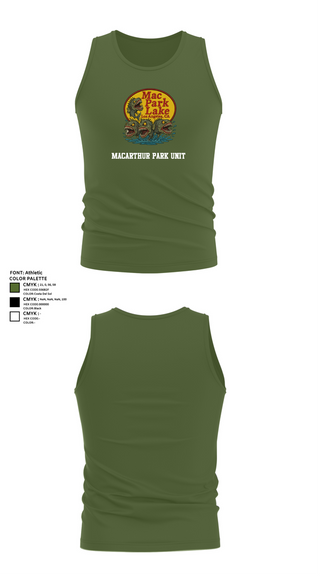Tank Top, MACARTHUR PARK UNIT, , Teamtime, Team time, sublimation, custom sports apparel, team uniforms, spirit wear, spiritwear, sports uniforms, custom shirts, team store, custom team store, fundraiser sports, apparel fundraiser