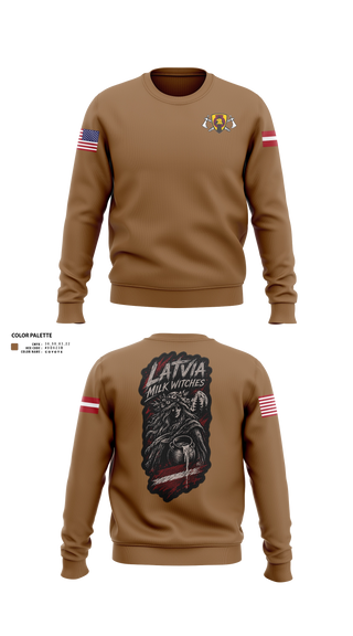 Crew Neck Sweatshirt, 734th RSG, National Guard, Teamtime, Team time, sublimation, custom sports apparel, team uniforms, spirit wear, spiritwear, sports uniforms, custom shirts, team store, custom team store, fundraiser sports, apparel fundraiser