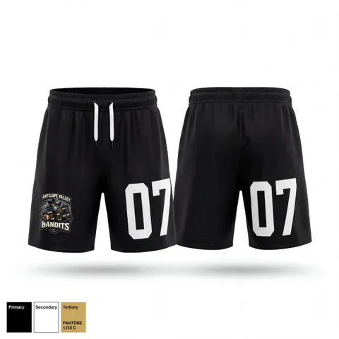 Athletic Shorts With Pockets, Av bandits, , Teamtime, Team time, sublimation, custom sports apparel, team uniforms, spirit wear, spiritwear, sports uniforms, custom shirts, team store, custom team store, fundraiser sports, apparel fundraiser