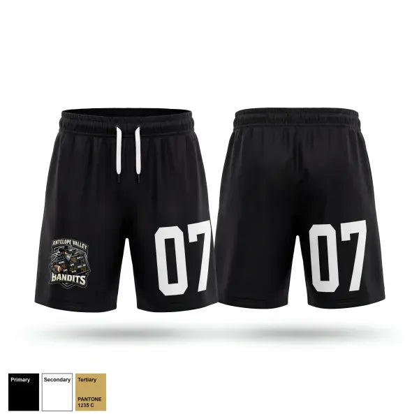 Athletic Shorts With Pockets, Av bandits, , Teamtime, Team time, sublimation, custom sports apparel, team uniforms, spirit wear, spiritwear, sports uniforms, custom shirts, team store, custom team store, fundraiser sports, apparel fundraiser