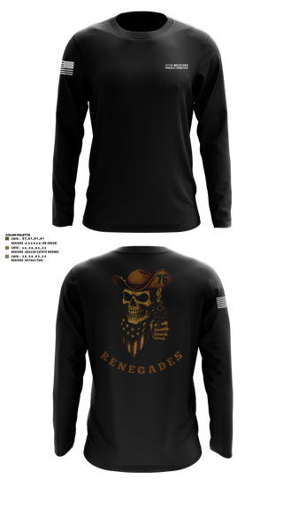 Long Sleeve Performance Shirt, 1776 Military Police Company, , Teamtime, Team time, sublimation, custom sports apparel, team uniforms, spirit wear, spiritwear, sports uniforms, custom shirts, team store, custom team store, fundraiser sports, apparel fundraiser