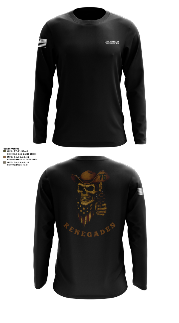 Long Sleeve Performance Shirt, 1776 Military Police Company, , Teamtime, Team time, sublimation, custom sports apparel, team uniforms, spirit wear, spiritwear, sports uniforms, custom shirts, team store, custom team store, fundraiser sports, apparel fundraiser