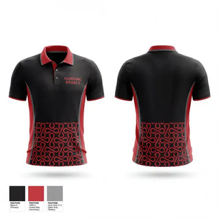 Short Sleeve Performance Polo, Running rebels, Men's Basketball, Teamtime, Team time, sublimation, custom sports apparel, team uniforms, spirit wear, spiritwear, sports uniforms, custom shirts, team store, custom team store, fundraiser sports, apparel fundraiser