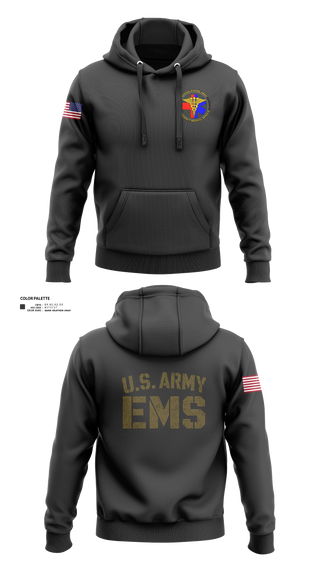 Hoodie, U.S. ARMY EMS, EMS/EMT, Teamtime, Team time, sublimation, custom sports apparel, team uniforms, spirit wear, spiritwear, sports uniforms, custom shirts, team store, custom team store, fundraiser sports, apparel fundraiser
