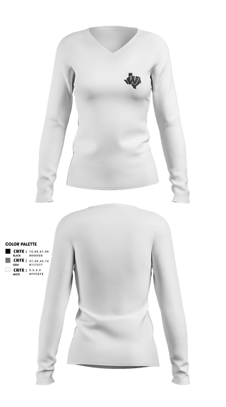 Womens Long Sleeve Vneck Shirt, Winn Maverick Softball, Softball, Teamtime, Team time, sublimation, custom sports apparel, team uniforms, spirit wear, spiritwear, sports uniforms, custom shirts, team store, custom team store, fundraiser sports, apparel fundraiser