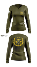 Wolverines 17219833 Women's Long Sleeve V-neck Shirt - 2