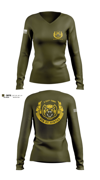 Women's Long Sleeve Vneck Shirt, Wolverines, , Teamtime, Team time, sublimation, custom sports apparel, team uniforms, spirit wear, spiritwear, sports uniforms, custom shirts, team store, custom team store, fundraiser sports, apparel fundraiser