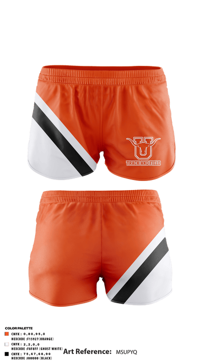United Track and Field 16839041 Track Shorts - 1