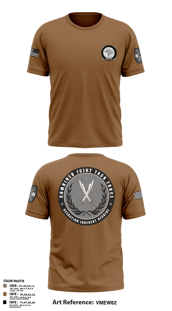 Old School Cotton Feel Shirt, 65th FAB, Army, Teamtime, Team time, sublimation, custom sports apparel, team uniforms, spirit wear, spiritwear, sports uniforms, custom shirts, team store, custom team store, fundraiser sports, apparel fundraiser