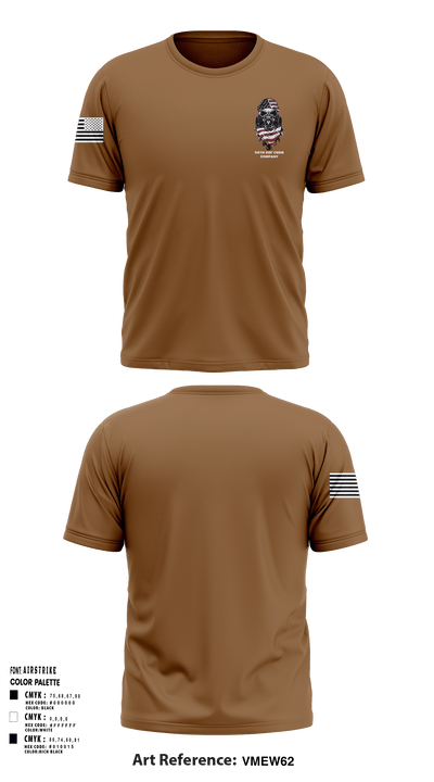 56th SOF CBRN Company 73617343 Short Sleeve Performance Shirt - 1