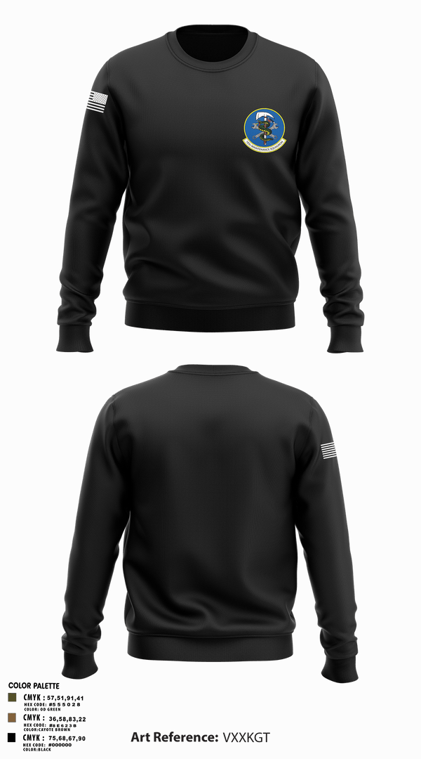 Crew Neck Sweatshirt, 183d MXS, Air Force, Teamtime, Team time, sublimation, custom sports apparel, team uniforms, spirit wear, spiritwear, sports uniforms, custom shirts, team store, custom team store, fundraiser sports, apparel fundraiser