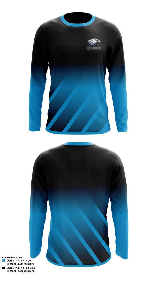 Long Sleeve Performance Shirt, IKE, Men's Soccer, Teamtime, Team time, sublimation, custom sports apparel, team uniforms, spirit wear, spiritwear, sports uniforms, custom shirts, team store, custom team store, fundraiser sports, apparel fundraiser