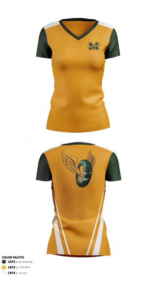 Women's Short Sleeve Vneck Shirt, McBain High School Volleyball, Women's Volleyball, Teamtime, Team time, sublimation, custom sports apparel, team uniforms, spirit wear, spiritwear, sports uniforms, custom shirts, team store, custom team store, fundraiser sports, apparel fundraiser