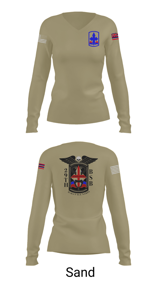 Women's Long Sleeve Vneck Shirt, C co 29 BSB, , Teamtime, Team time, sublimation, custom sports apparel, team uniforms, spirit wear, spiritwear, sports uniforms, custom shirts, team store, custom team store, fundraiser sports, apparel fundraiser