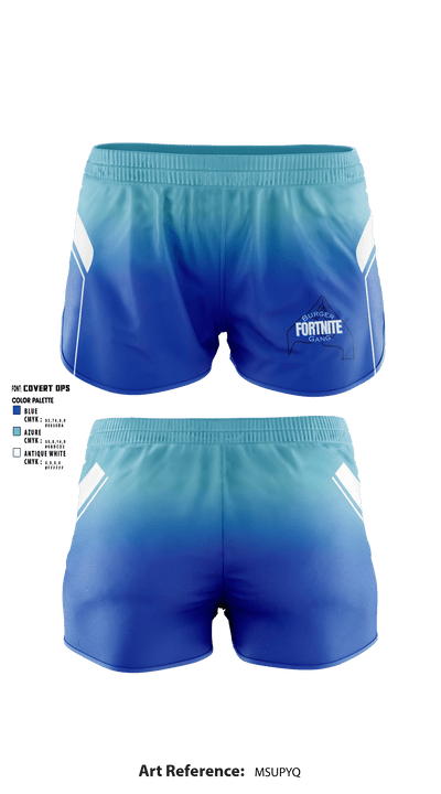 Fortnite Burger Gang 84281969 Women's Shorts - 1