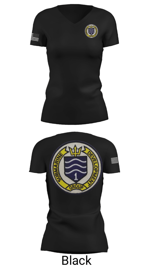 Women's Short Sleeve Vneck Shirt, SAT DIVERS, Navy, Teamtime, Team time, sublimation, custom sports apparel, team uniforms, spirit wear, spiritwear, sports uniforms, custom shirts, team store, custom team store, fundraiser sports, apparel fundraiser