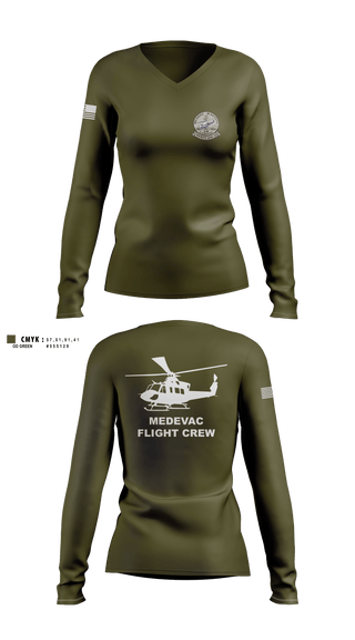 Women's Long Sleeve Vneck Shirt, MCAGCC MAGTFTC, Marines, Teamtime, Team time, sublimation, custom sports apparel, team uniforms, spirit wear, spiritwear, sports uniforms, custom shirts, team store, custom team store, fundraiser sports, apparel fundraiser