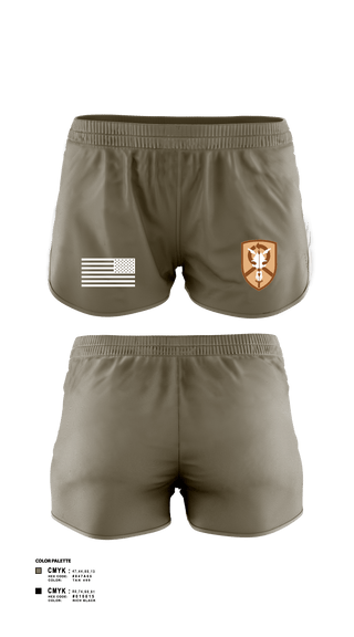 Women's Shorts, 1st Platoon, 423 TC1st Platoon, 423 TC, , Teamtime, Team time, sublimation, custom sports apparel, team uniforms, spirit wear, spiritwear, sports uniforms, custom shirts, team store, custom team store, fundraiser sports, apparel fundraiser